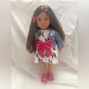 Our generation Nancy doll with Denim Jacket